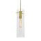 Afx Vista 1-Light Pendant, Clear Glass Shade, Light Antique Brass Finish VSAP05MBLB - alternate 1